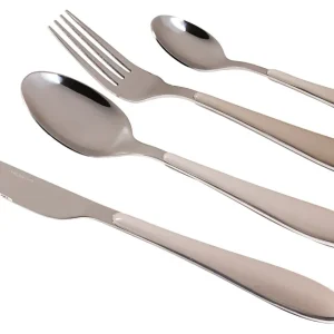 Servizio Set di Posate 24 Pezzi Acciaio Inox 18/10 Collection Panarea Grigio