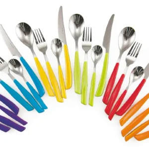Servizio Set di Posate 24 Pezzi Acciaio Inox Villa d'Este Dune