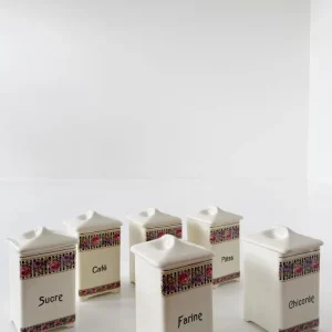 Set barattoli spezia ceramica