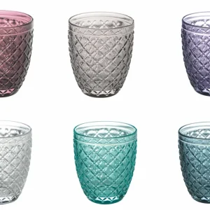 Set 6 Bicchieri Acqua Vetro 350 ml Villa d'Este Home Tivoli Castle