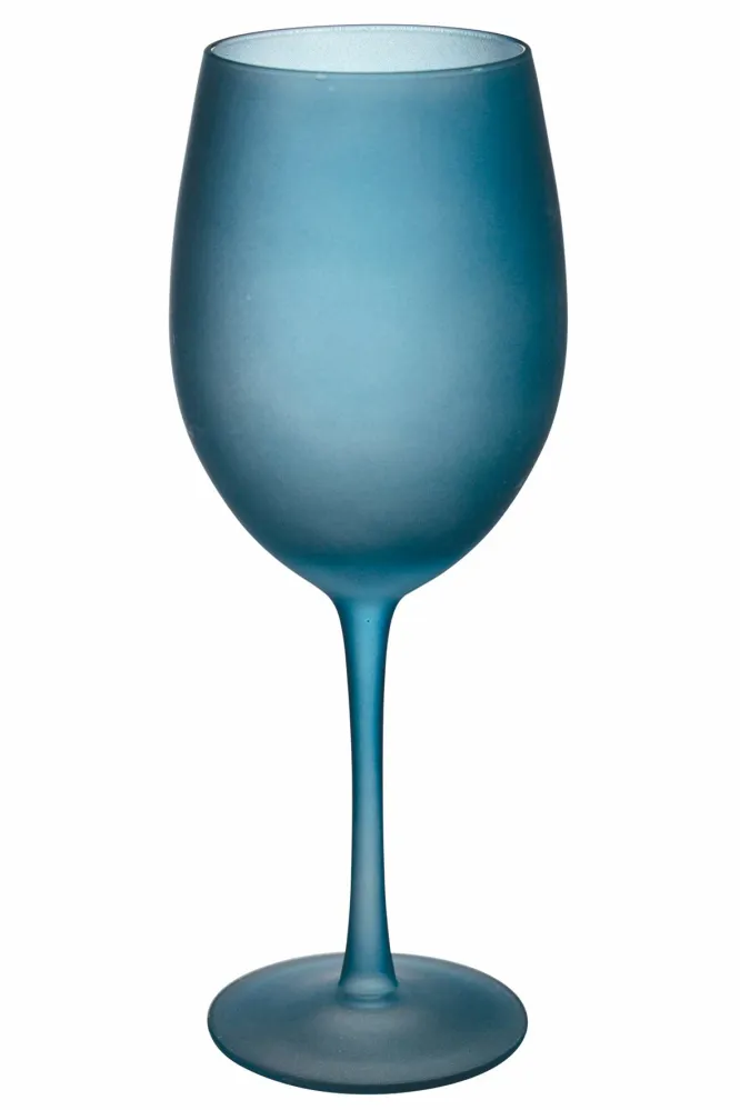 Set 6 Calici Frosted Vetro 550 ml Villa d'Este Home Tivoli Blue Dream