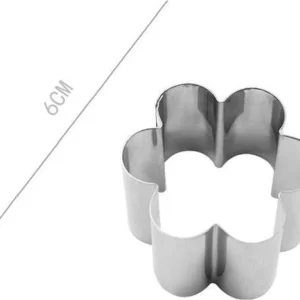 Set 6 Pz Forme Per Dolci Biscotti Fiore Stampini Decorazione Torte 6 Cm 98927