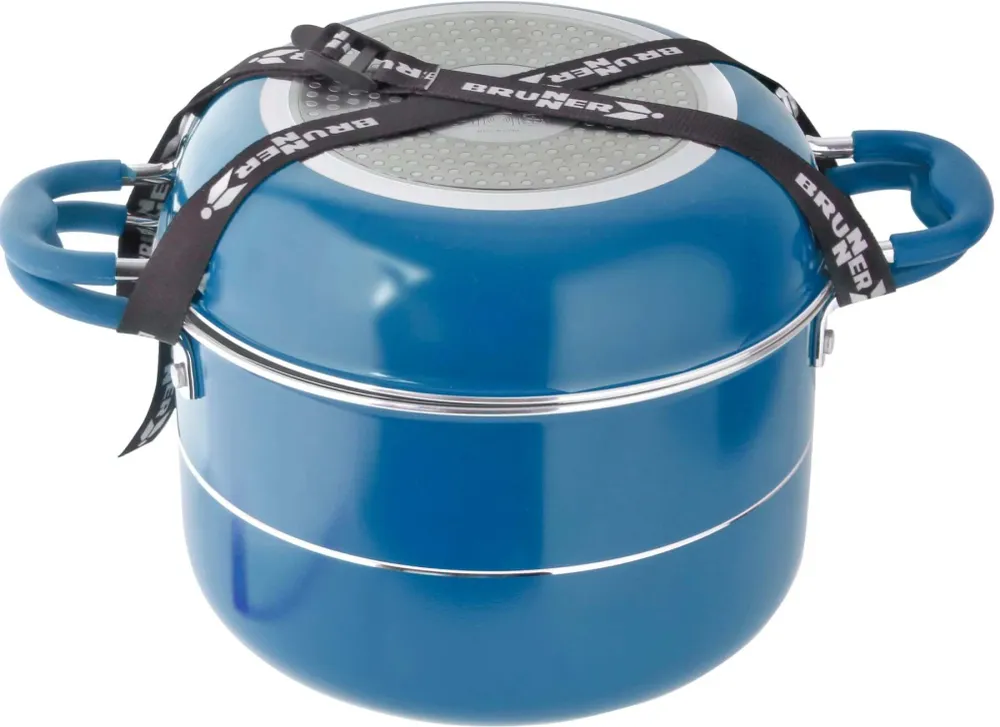 Set pentole da campeggio Brunner Carezza 7+1 Ø22