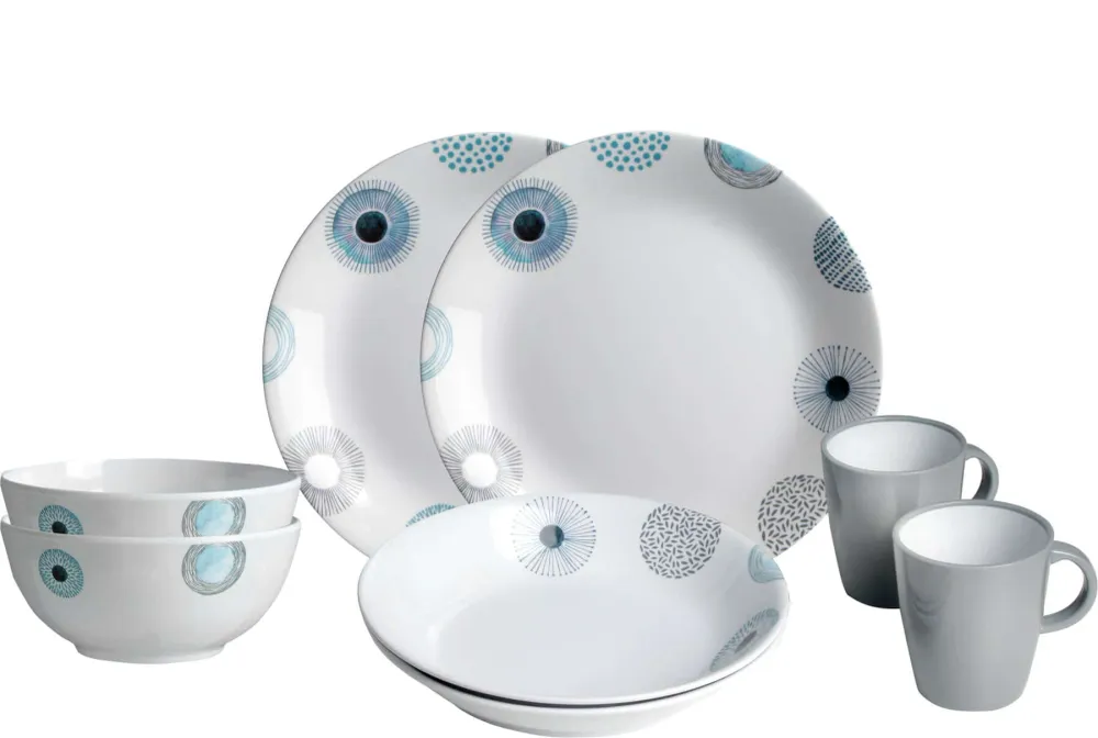Set piatti da campeggio Brunner TÊTE-Â-TÊTE Deep Sea
