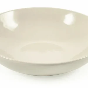 Set 6 Piatti Fondi Ø20,5x5 cm Gres Villa d'Este Home Tivoli Basic Bianchi