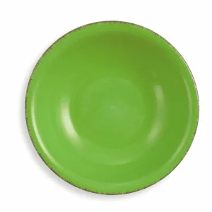 Set 6 Piatti Fondi Ø21,5 cm Gres Villa d'Este Home Tivoli Verde Baita