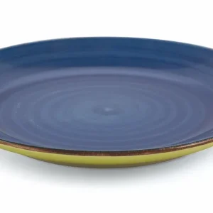 Set 6 Piatti Frutta Ø19x2,5 cm Gres Villa d'Este Home Tivoli Baita Blu