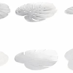 Set 6 Tovagliette Foglia Eva Villa d'Este Home Tivoli Argento