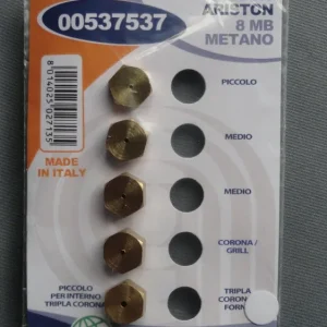 Set 5 ugelli 8mb gas metano piano cottura indesit ariston