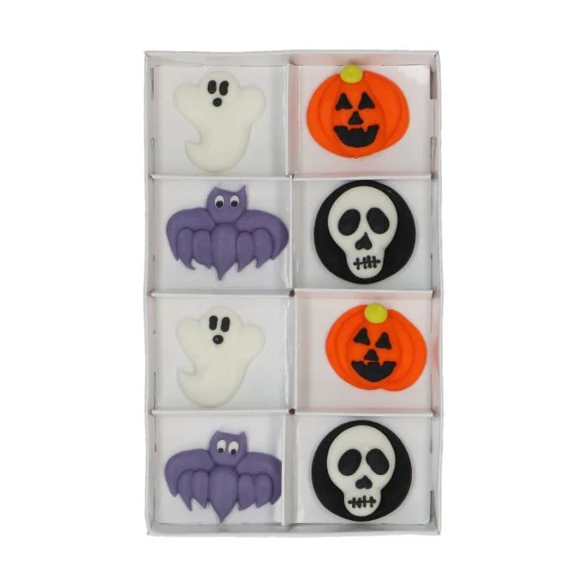 Set/8 Decorazioni Commestibili Classiche per Halloween