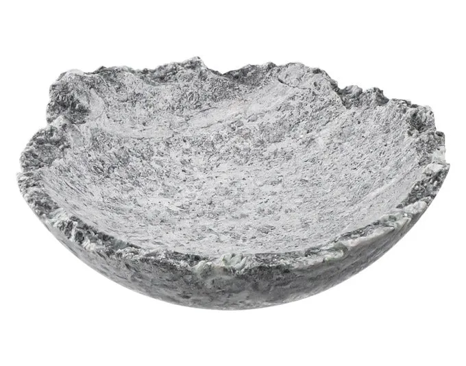 Shell Hukka con sfera di pietra del bordo rotto Ø 7,7 cm