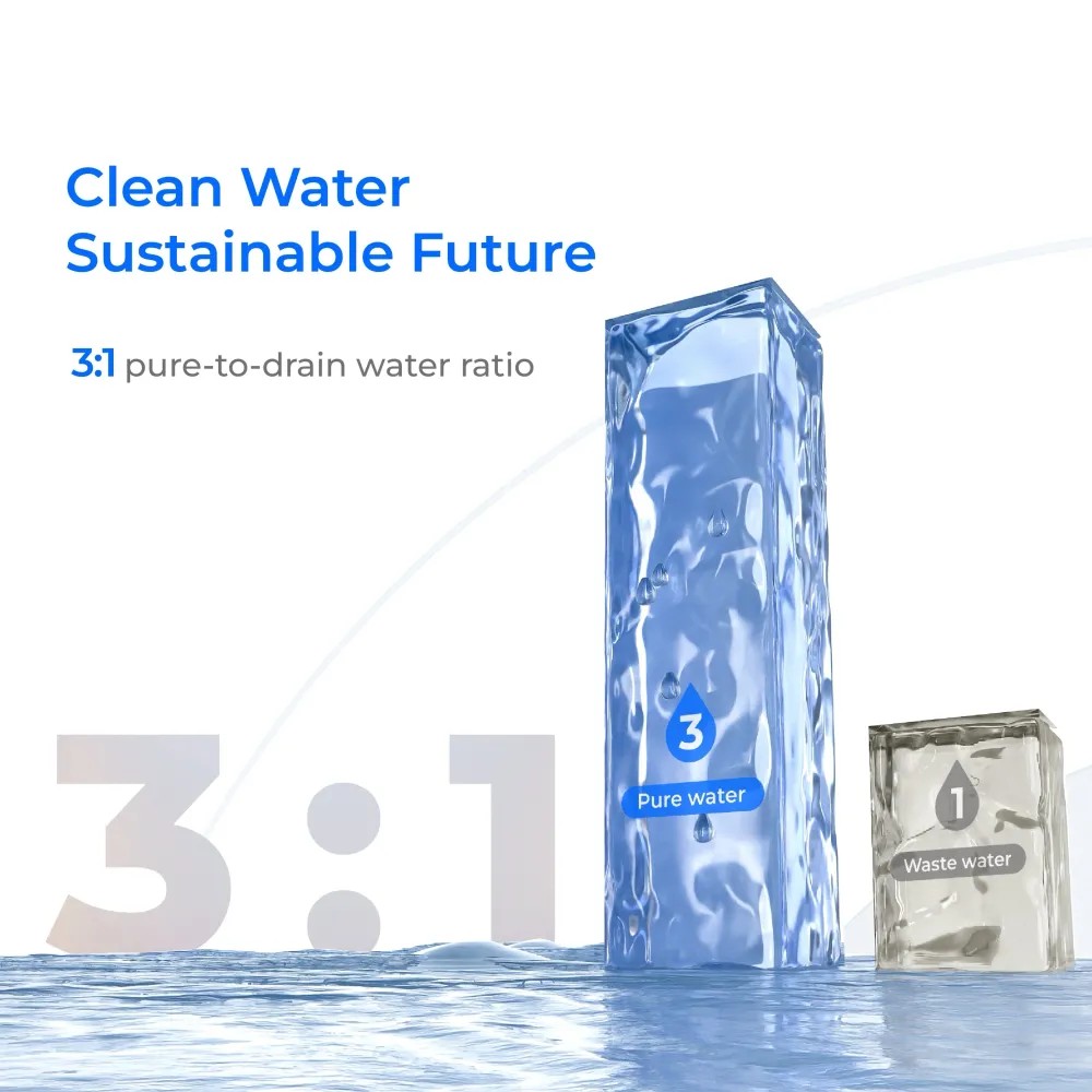 Sistema ad osmosi inversa istantaneo per acqua calda Waterdrop C1H