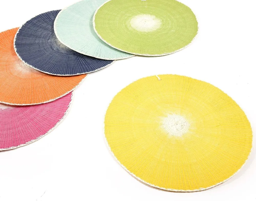 Sottopiatto tovaglietta portapane colorato carta da Ø 38 cm modelli assortiti