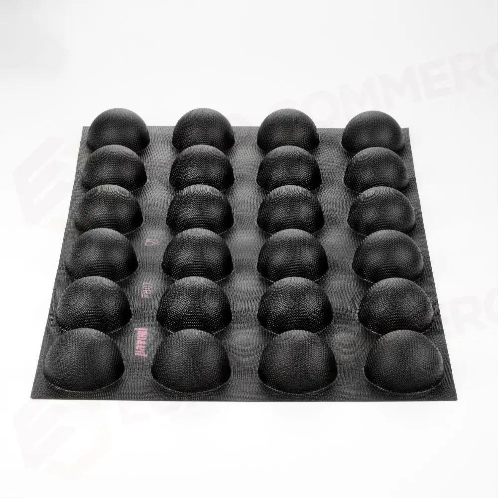 STAMPO FIBERFORM MM 600X400 24 IMPRONTE SEMISFERA Ø MM 70X40 H - VOL. ~ 110 ML - FB07 - PAVONI ITALIA