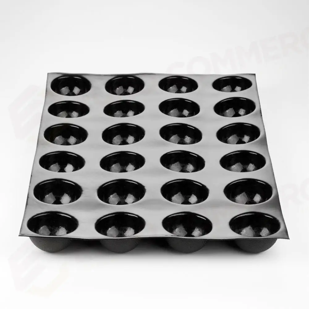 STAMPO FIBERFORM MM 600X400 24 IMPRONTE SEMISFERA Ø MM 70X40 H - VOL. ~ 110 ML - FB07 - PAVONI ITALIA