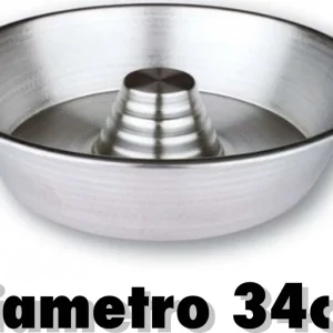 Stampo Da Forno Ruoto Con Cono Ciambelle Casatielli Bakery Torte Rustici Cm.34