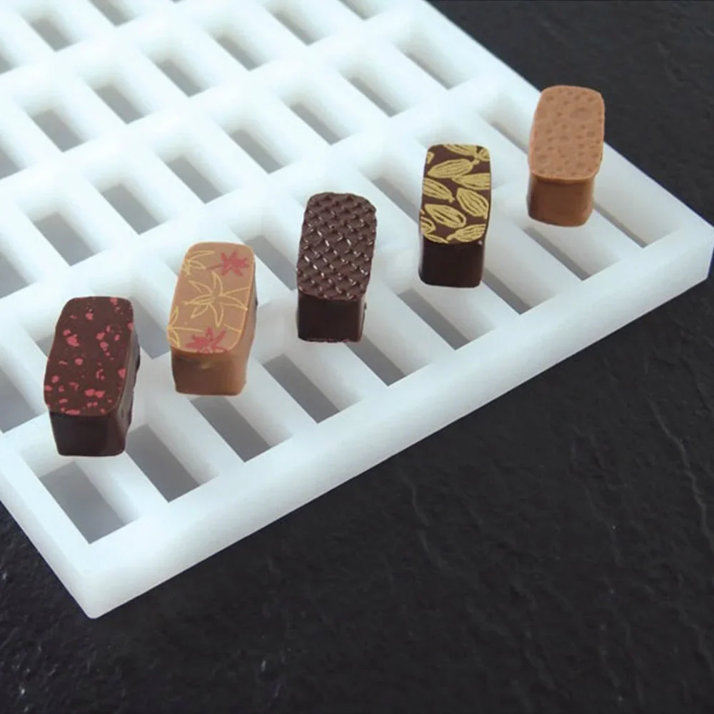 Stampo LS01 Chocoflex – 63 Rettangoli 35x14x14 mm