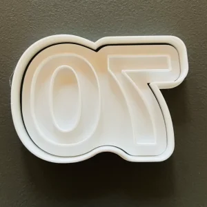 Stampo per biscotti forma di Numero personalizzato (1 numero scelta)