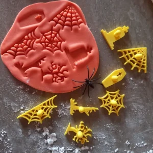 Stampo per biscotti forma di Set Timbri Halloween (7 pezzi)