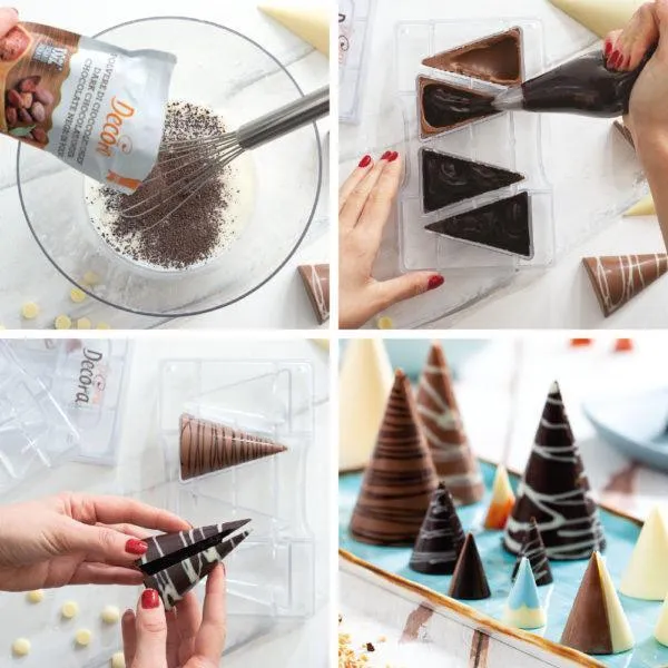 Stampo per 14 cioccolatini - Coni