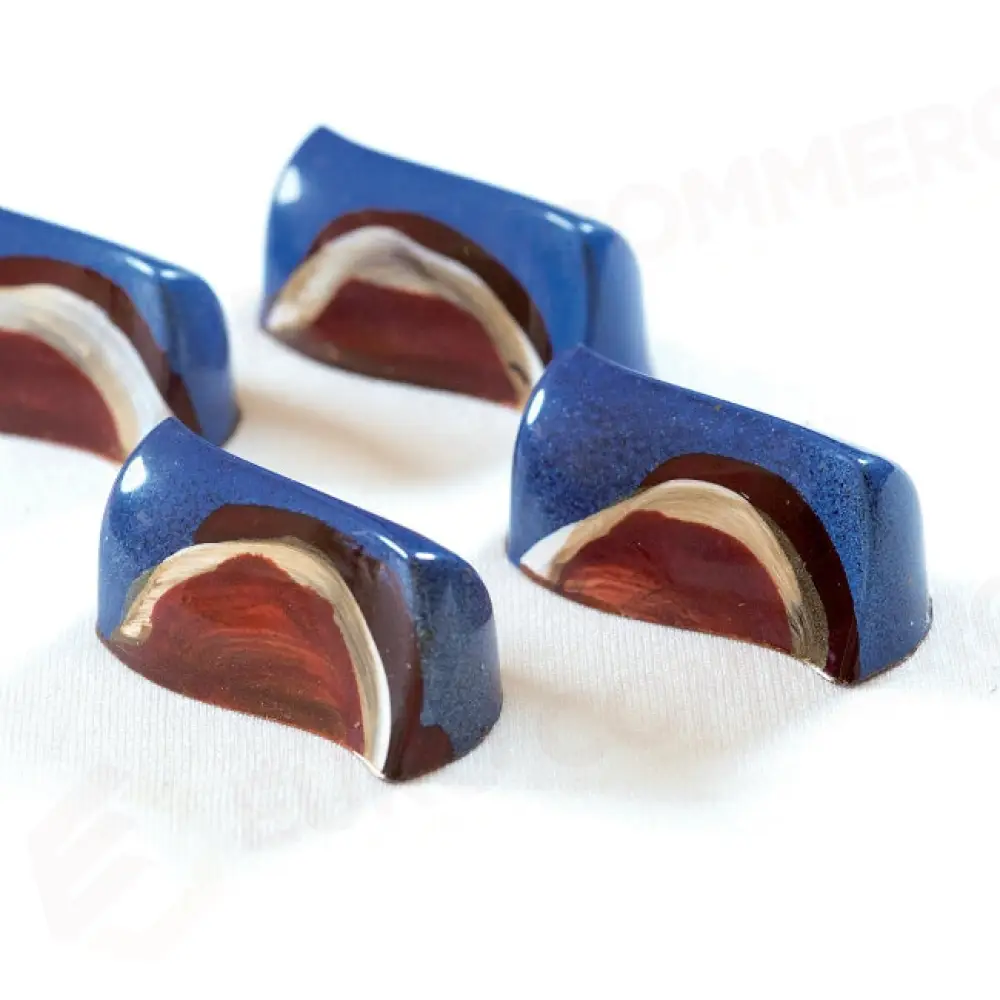 STAMPO PER PRALINE BONBONS BACHOUR MM 275X135, 21 PEZZI 42 X 21 X H 18 MM - VOL. 10 GR - PC48FR - PAVONI ITALIA