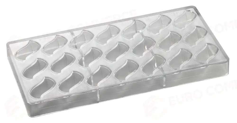 STAMPO PER PRALINE BONBONS BACHOUR MM 275X135, 21 PEZZI 42 X 21 X H 18 MM - VOL. 10 GR - PC48FR - PAVONI ITALIA