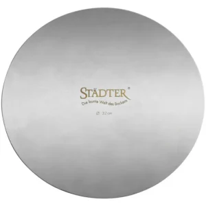 STÄDTER base per torta rotonda ø 32 cm acciaio inossidabile