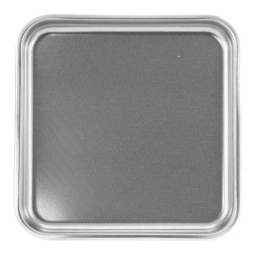 Steel Pan Teglia forno 37x37x3,5 cm Quadra bassa PATENTED Acciaio 110513