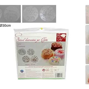 Stencil decorazione torta 30cm je003978