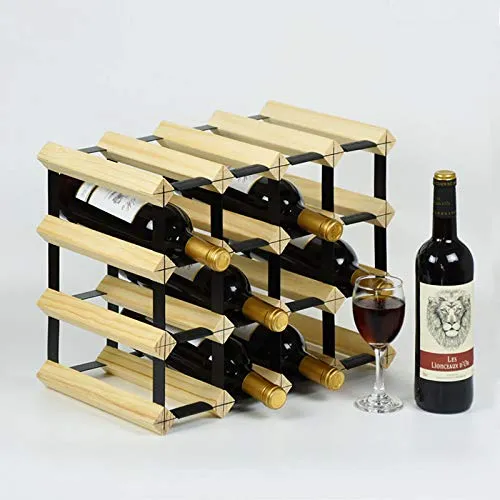 Portabottiglie,Portaoggetti per Vino da appoggio,Può contenere fino 30 bottiglie,Decorazioni per la casa Vintage per Armad...