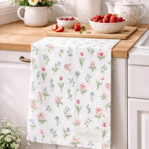 Strofinaccio Estrid White 50x80 cm – 100% Cotone GreenGate