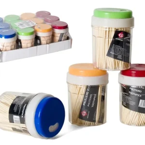 Stuzzicadenti legno naturale 370 pezzi - Kitchen&go