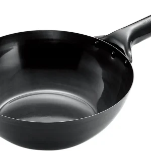 Summit Kogyo Wok ferro per induzione IH Beijing Nero 30cm
