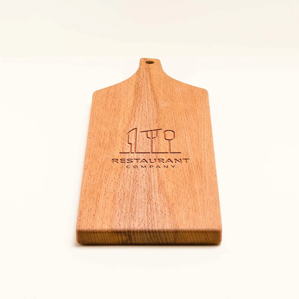 Taglieri e Vassoi da Servizio Legno di Faggio - Personalizzati con Logo per Ristoranti e Bar