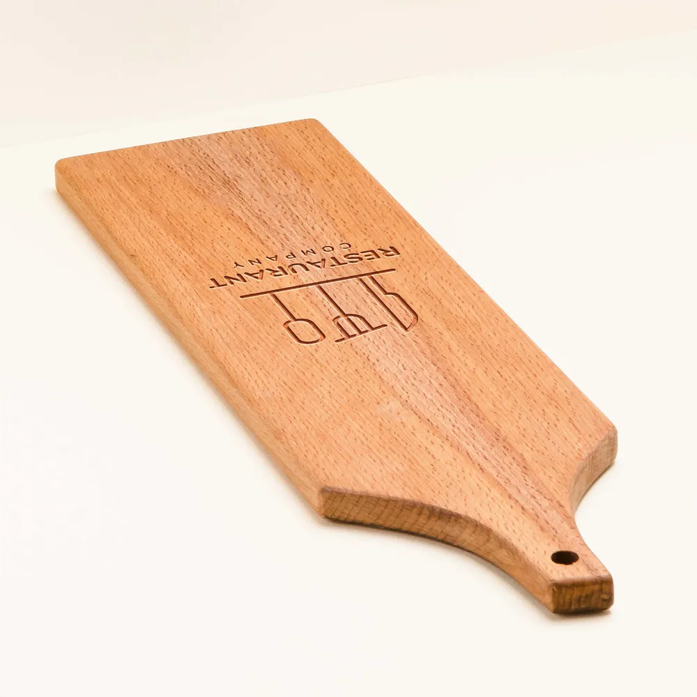 Taglieri e Vassoi da Servizio Legno di Faggio - Personalizzati con Logo per Ristoranti e Bar