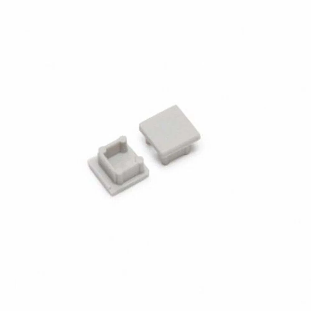 Tappi terminali 2 impostati per il profilo build -up micro tipo argento
