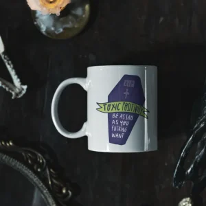 Tazza ceramica - RIP positività tossica