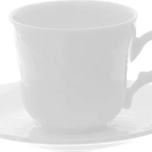 TAZZA TÈ CON PIATTINO BIANCO 21 CL Kasanova