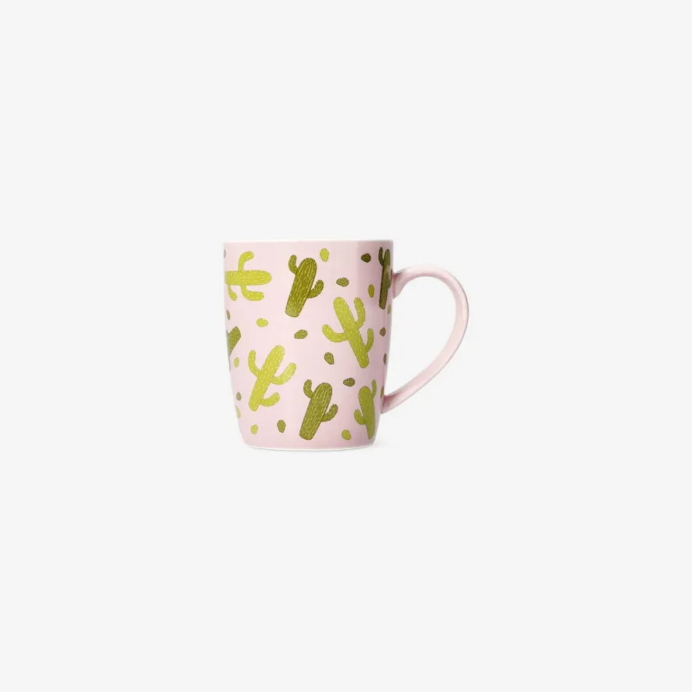 Tazza con stampa cactus - 340 ml