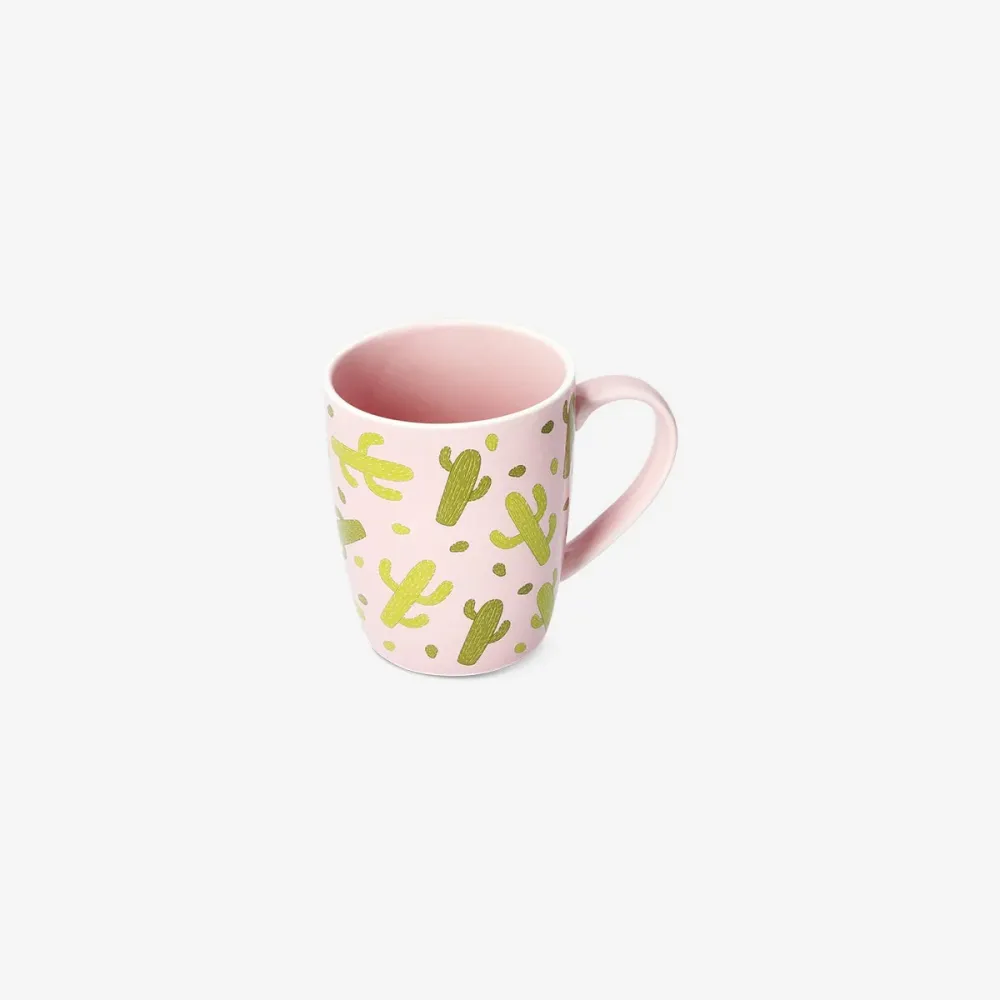 Tazza con stampa cactus - 340 ml