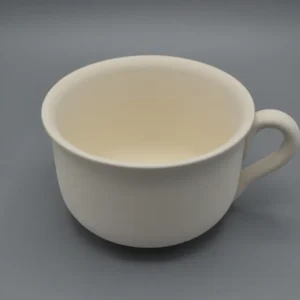 Tazza Latte Liscia ceramica semilavorata GREZZA da dipingere