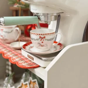 Tazza porcellana con piattino Happy Holidays 250 ml Isabelle Rose
