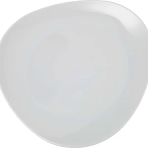 TOGNANA - PIATTO PIANO ROTONDO CM 31x31 LINEA TRILOGY BIANCO
