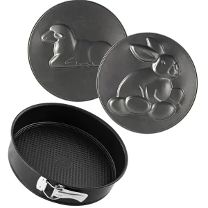 Tortiera apribile 3 fondi (coniglio, agnello, nido d'ape) Ø 26 cm