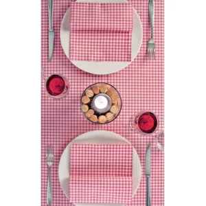Tovaglietta Runner You & Me 120x48 Airlaid Packservice Plus Italo Bordeaux 200 Pezzi