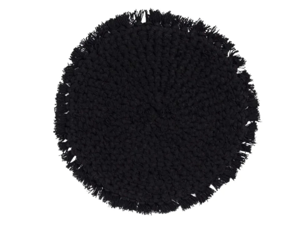 Tovaglietta vera d.38cm colore nero