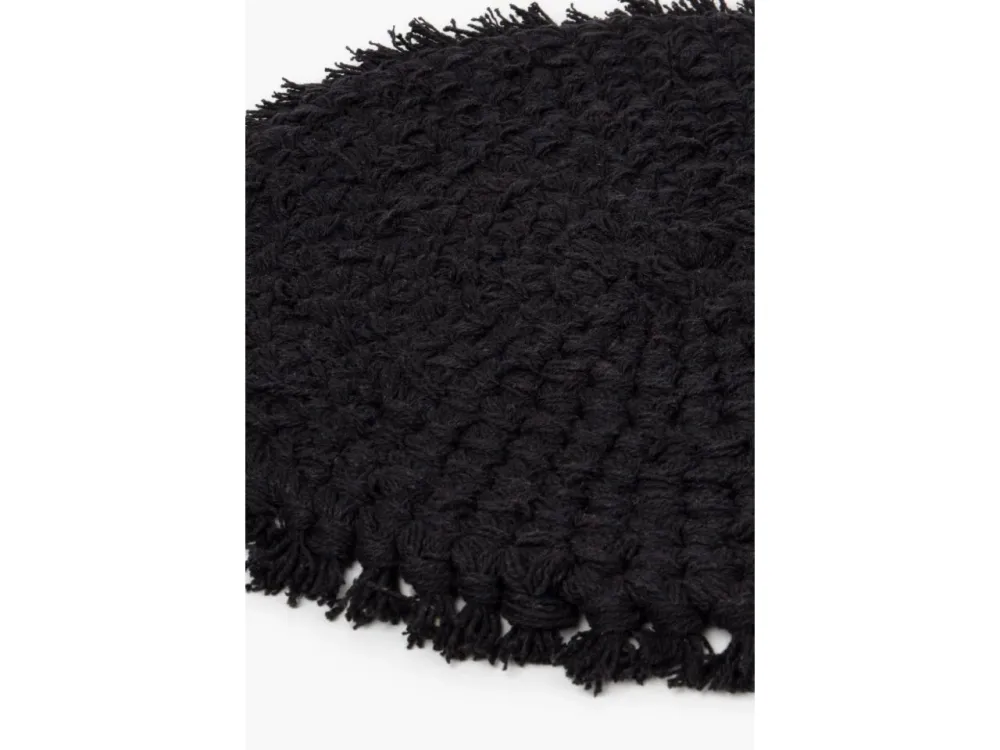 Tovaglietta vera d.38cm colore nero