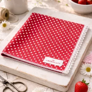 Tovagliolo Dotty Red con Merletto Pizzo 40x40 cm – GreenGate