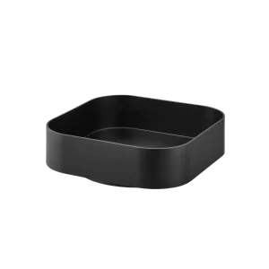 TOWER Tavola girevole Lazy Susan nera - 20x20x6,3cm