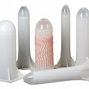 Tubo Ogiva Per Insaccati Polipropilene Bianco Mm.96